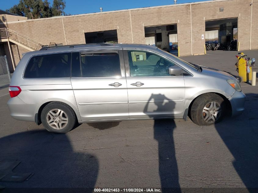 2007 Honda Odyssey Ex-L VIN: 5FNRL38767B426479 Lot: 40821453