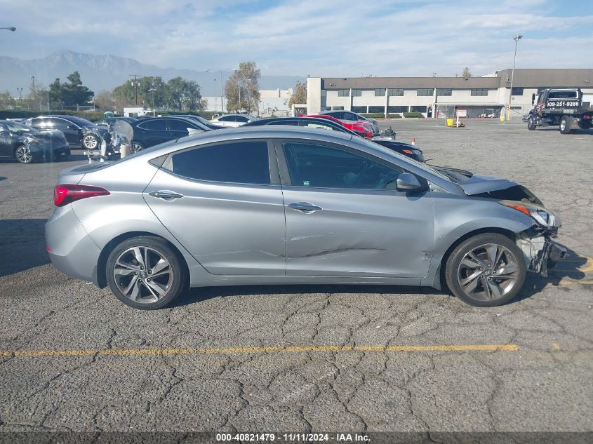 2015 Hyundai Elantra Limited VIN: 5NPDH4AE1FH556132 Lot: 40821479