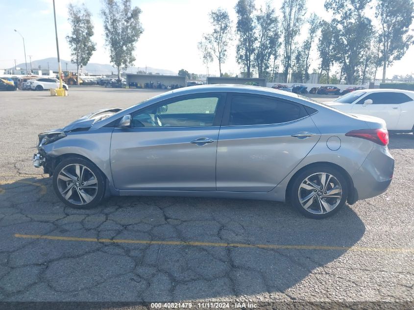 2015 Hyundai Elantra Limited VIN: 5NPDH4AE1FH556132 Lot: 40821479