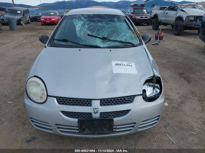 2005 Dodge Neon Sxt VIN: 1B3ES56C05D244294 Lot: 40821484