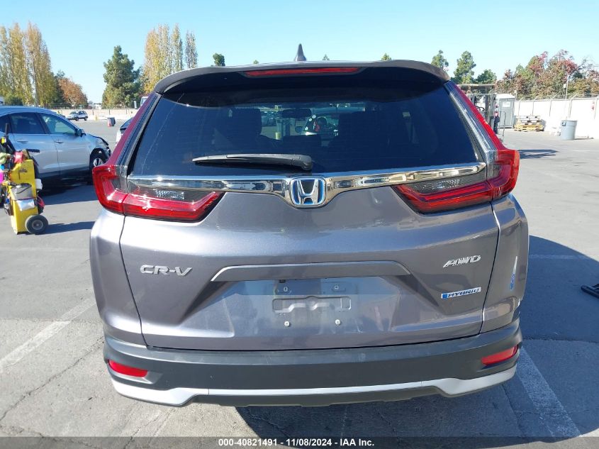 2021 Honda Cr-V Hybrid Ex-L VIN: 7FART6H89ME014986 Lot: 40821491