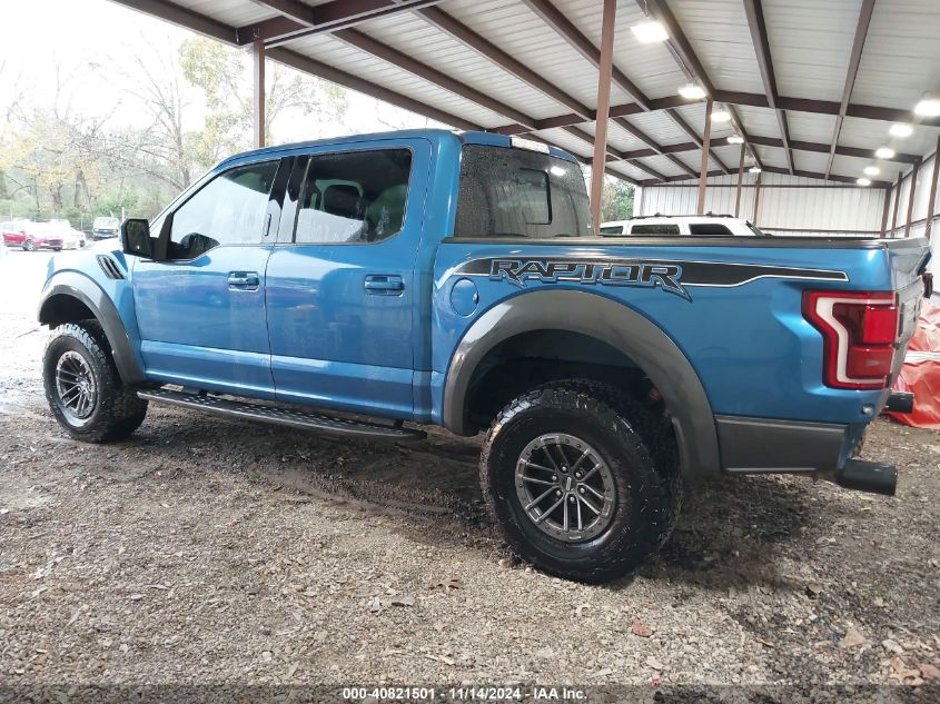 2020 Ford F-150 Raptor VIN: 1FTFW1RG4LFA32661 Lot: 40821501