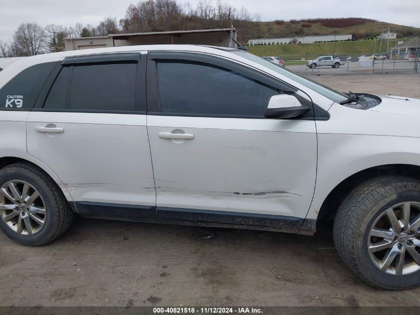 2013 Ford Edge Sel VIN: 2FMDK4JCXDBB77487 Lot: 40821518