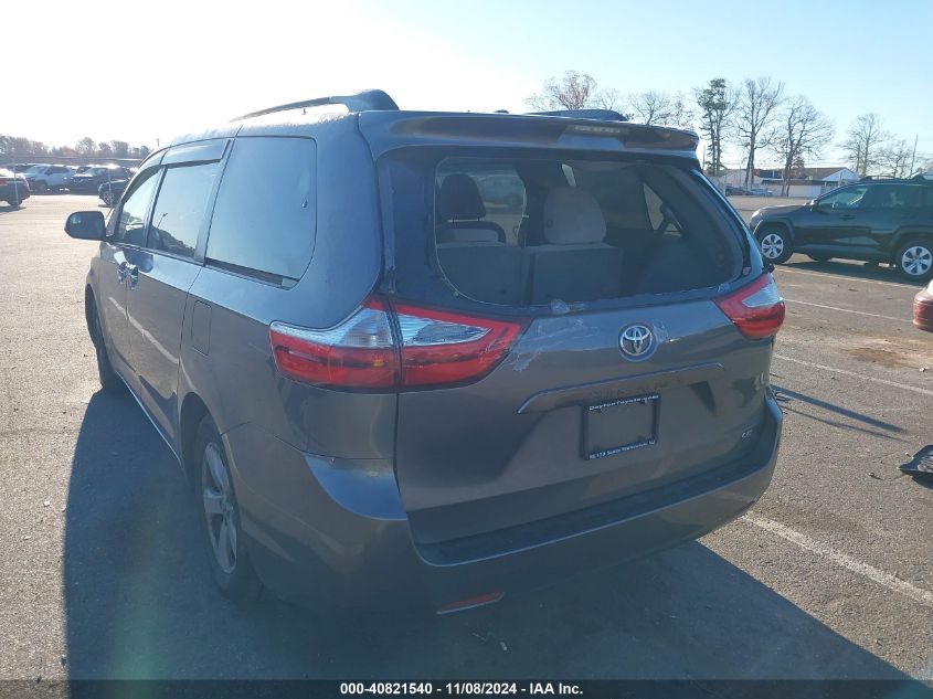 2015 Toyota Sienna Le 8 Passenger VIN: 5TDKK3DC0FS654981 Lot: 40821540