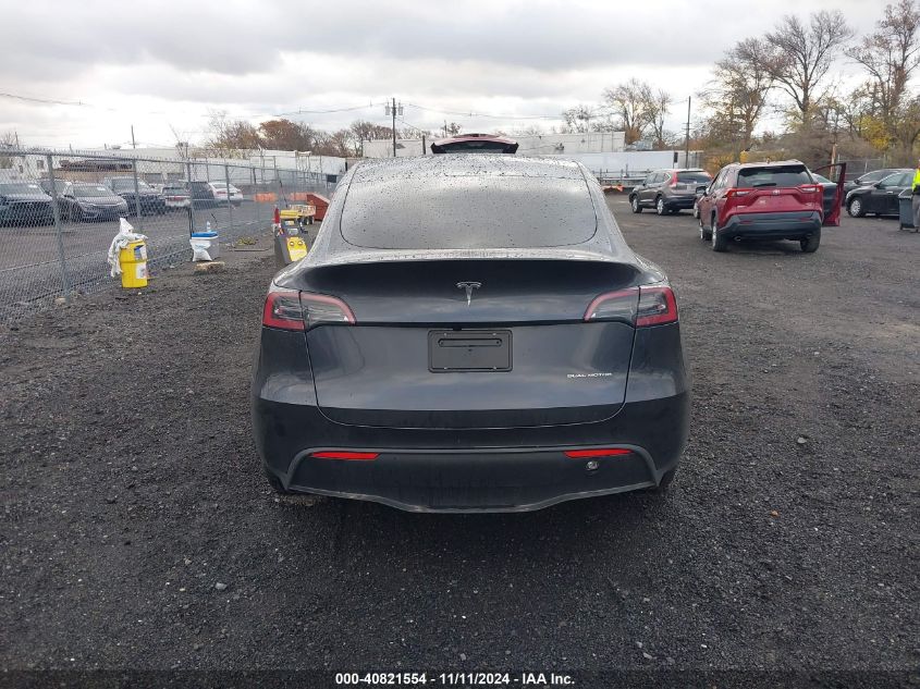 2024 Tesla Model Y Long Range Dual Motor All-Wheel Drive VIN: 7SAYGDEE3RF033716 Lot: 40821554