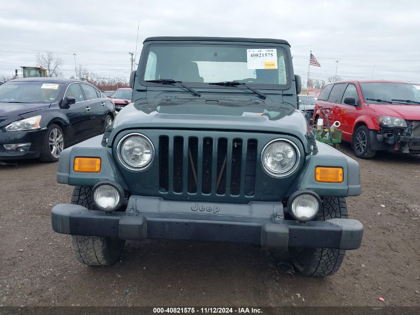 2004 Jeep Wrangler Se VIN: 1J4FA291X4P730200 Lot: 40821575