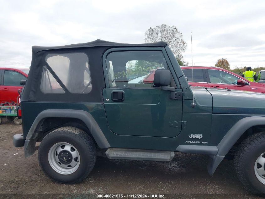 2004 Jeep Wrangler Se VIN: 1J4FA291X4P730200 Lot: 40821575