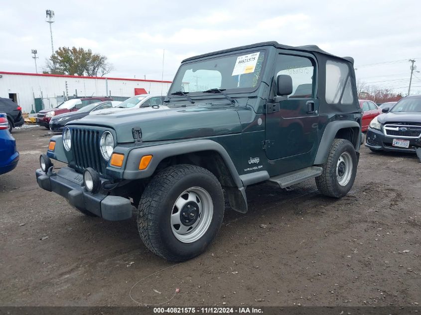 2004 Jeep Wrangler Se VIN: 1J4FA291X4P730200 Lot: 40821575