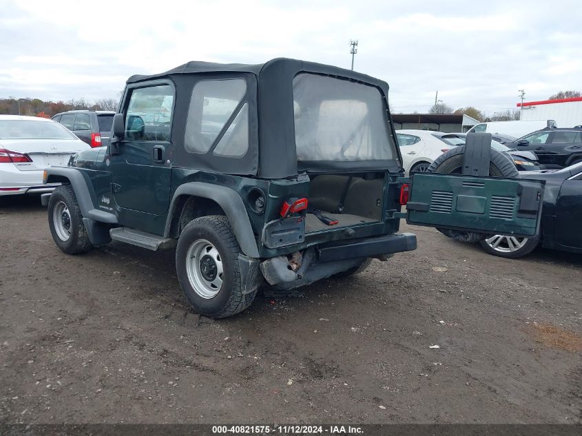 2004 Jeep Wrangler Se VIN: 1J4FA291X4P730200 Lot: 40821575