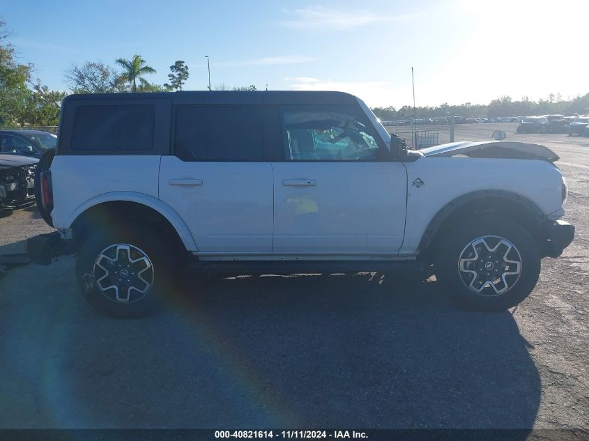 2022 Ford Bronco Outer Banks VIN: 1FMEE5BP8NLB59865 Lot: 40821614