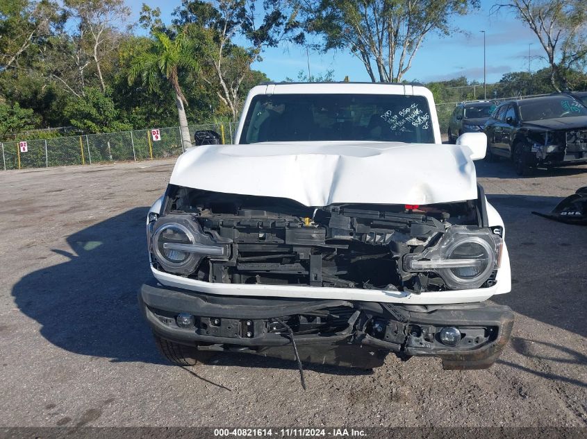 2022 Ford Bronco Outer Banks VIN: 1FMEE5BP8NLB59865 Lot: 40821614