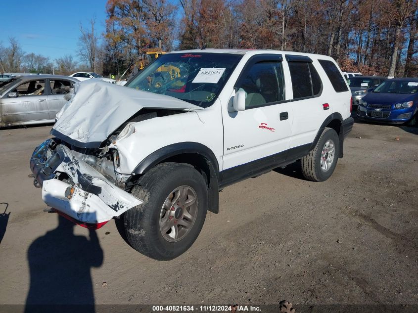 2004 Isuzu Rodeo S/S 3.2L V6 VIN: 4S2CK58W144300789 Lot: 40821634