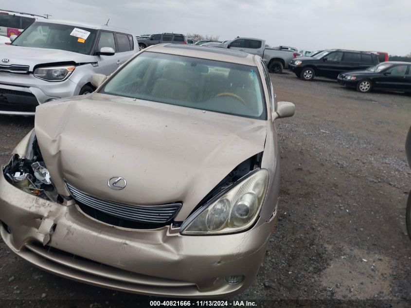 2006 Lexus Es 330 VIN: JTHBA30G765149360 Lot: 40821666