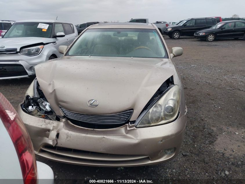 2006 Lexus Es 330 VIN: JTHBA30G765149360 Lot: 40821666