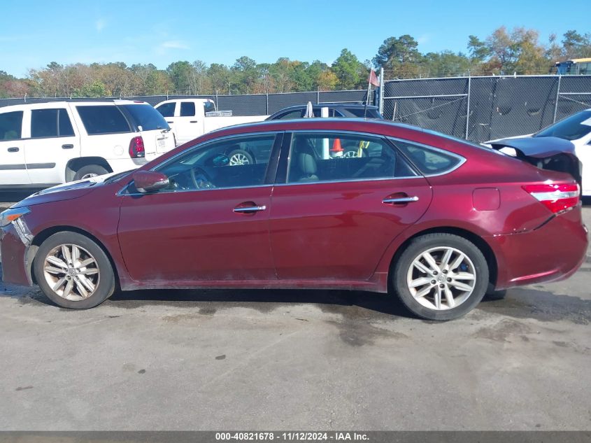 2014 Toyota Avalon Xle VIN: 4T1BK1EB0EU119648 Lot: 40821678