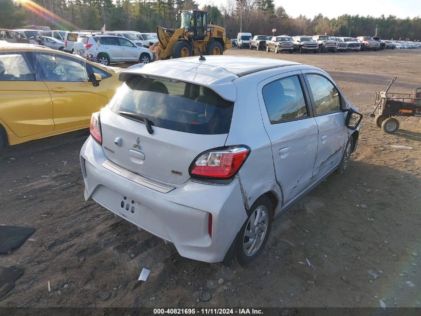 2022 Mitsubishi Mirage Es/Le VIN: ML32AUHJ0NH005544 Lot: 40821695