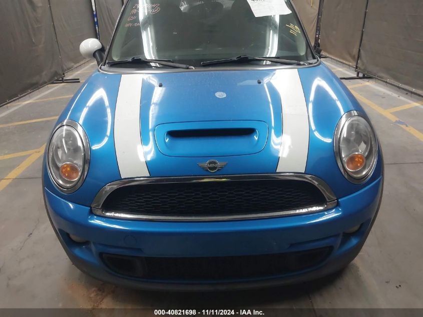 2012 Mini Cooper S VIN: WMWSV3C50CT386311 Lot: 40821698