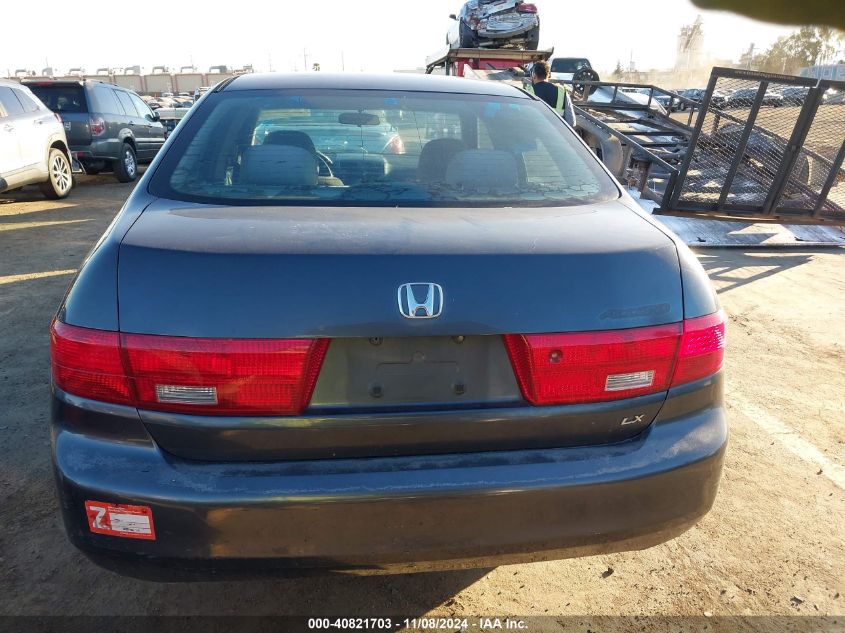 2005 Honda Accord 2.4 Lx VIN: 1HGCM564X5A130914 Lot: 40821703