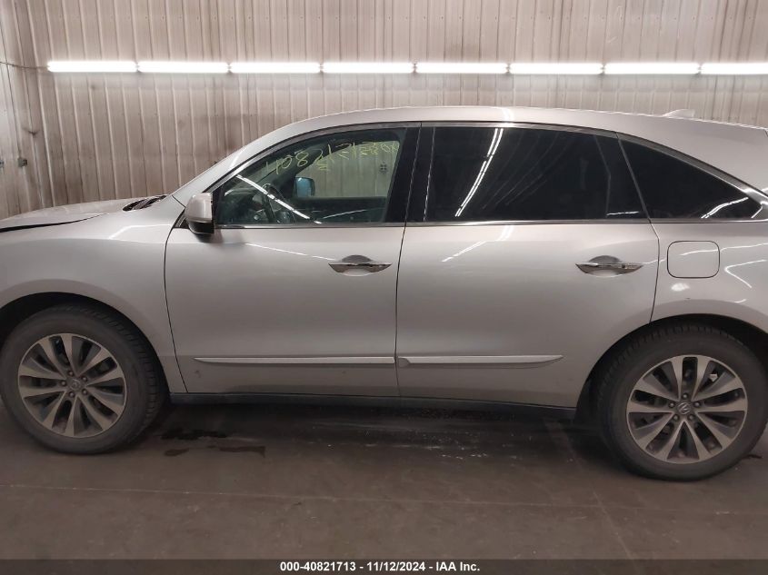 2014 Acura Mdx Technology Package VIN: 5FRYD4H43EB020367 Lot: 40821713