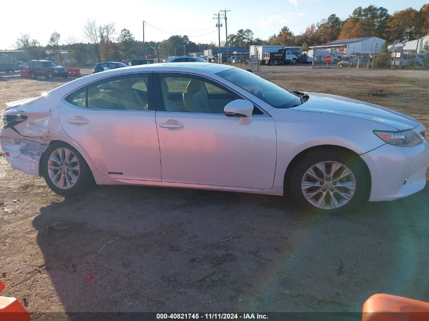 2013 Lexus Es 300H VIN: JTHBW1GG2D2027273 Lot: 40821745