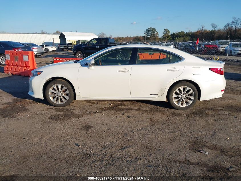 2013 Lexus Es 300H VIN: JTHBW1GG2D2027273 Lot: 40821745