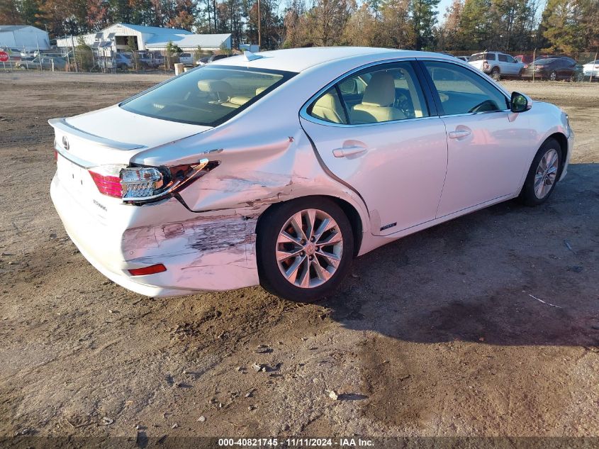 2013 Lexus Es 300H VIN: JTHBW1GG2D2027273 Lot: 40821745