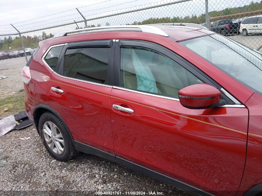 2016 Nissan Rogue Sv VIN: KNMAT2MT0GP659841 Lot: 40821761