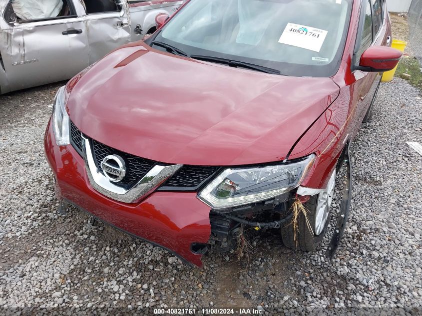 2016 Nissan Rogue Sv VIN: KNMAT2MT0GP659841 Lot: 40821761