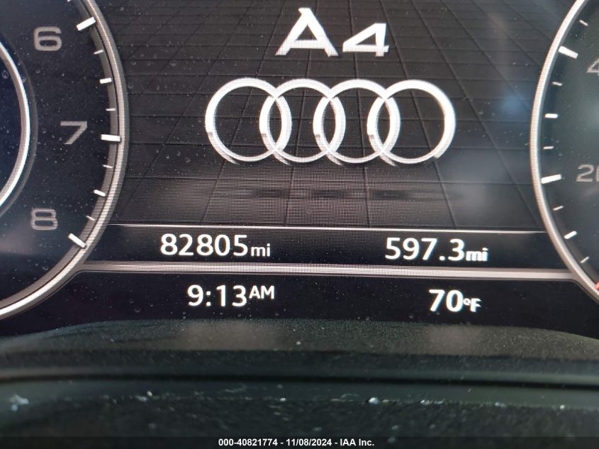 2017 AUDI A4 ULTRA PREMIUM - WAUKMAF46HN040785