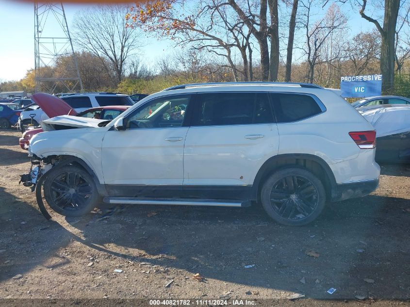 2018 Volkswagen Atlas 3.6L V6 Sel Premium VIN: 1V2NR2CA4JC550439 Lot: 40821782