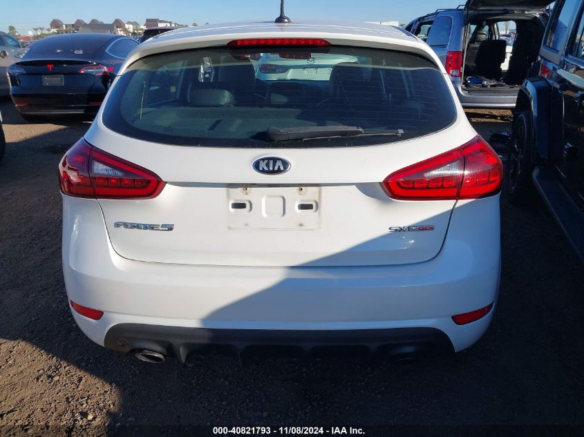 2016 Kia Forte Sx VIN: KNAFZ5A37G5631232 Lot: 40821793