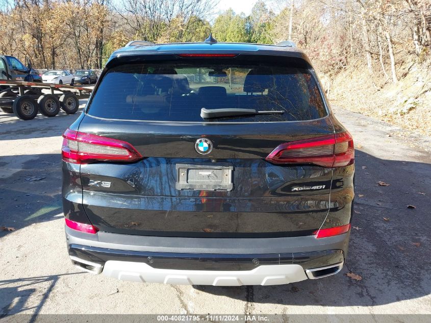 2022 BMW X5 xDrive40I VIN: 5UXCR6C04N9L78003 Lot: 40821795