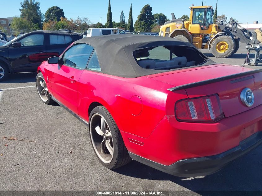 2010 Ford Mustang V6/V6 Premium VIN: 1ZVBP8ENXA5168222 Lot: 40821814