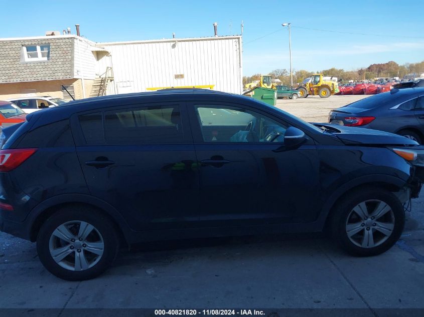 2013 Kia Sportage Lx VIN: KNDPB3A28D7452074 Lot: 40821820