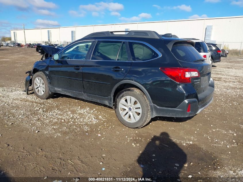 2019 Subaru Outback 2.5I Premium VIN: 4S4BSAHC6K3277854 Lot: 40821831