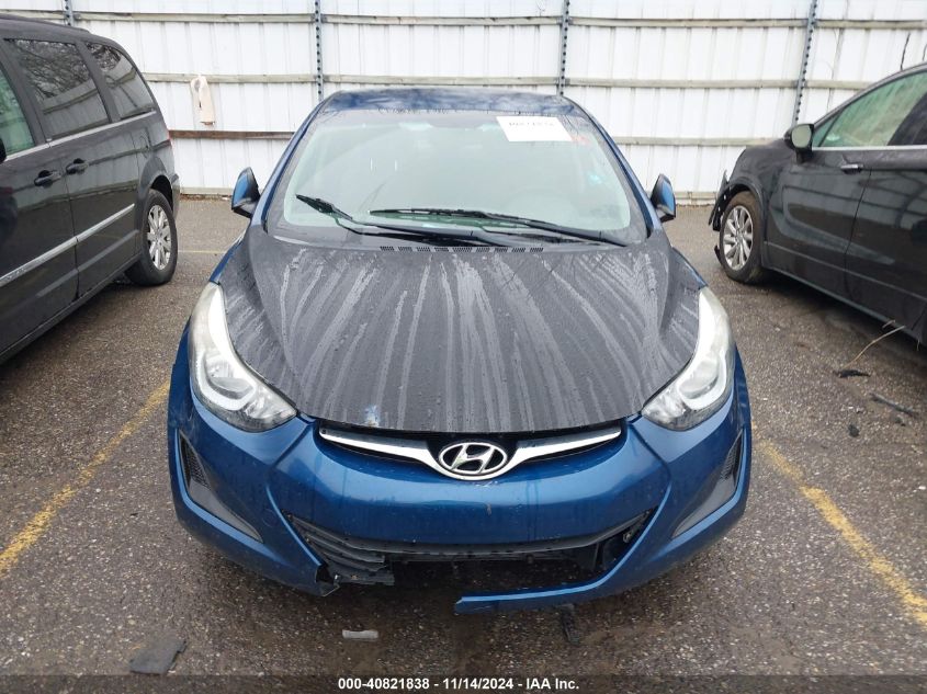 2016 Hyundai Elantra Se VIN: KMHDH4AE6GU517975 Lot: 40821838