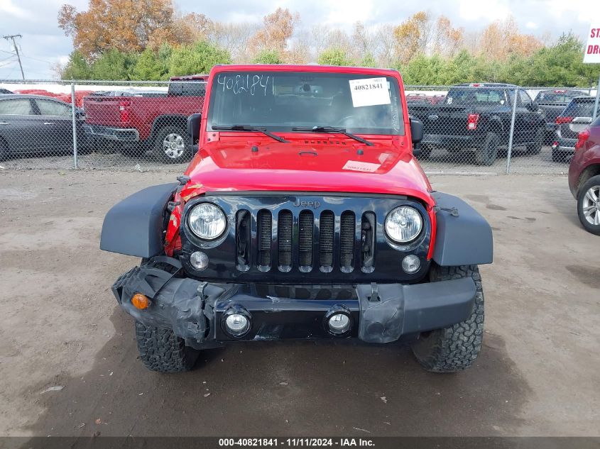 2015 Jeep Wrangler Willys Wheeler VIN: 1C4AJWAG5FL748640 Lot: 40821841