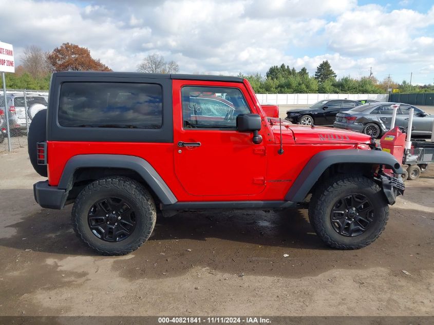 2015 Jeep Wrangler Willys Wheeler VIN: 1C4AJWAG5FL748640 Lot: 40821841