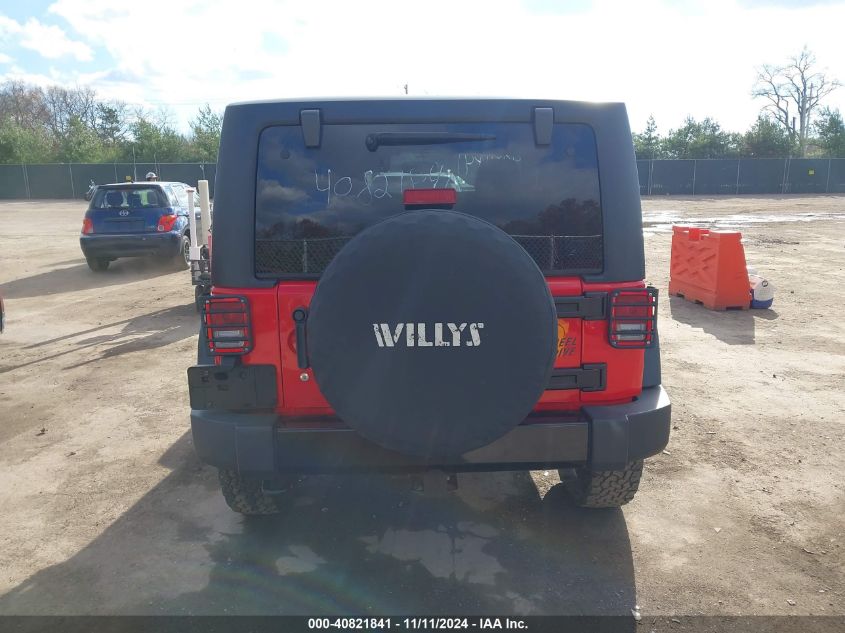 2015 Jeep Wrangler Willys Wheeler VIN: 1C4AJWAG5FL748640 Lot: 40821841