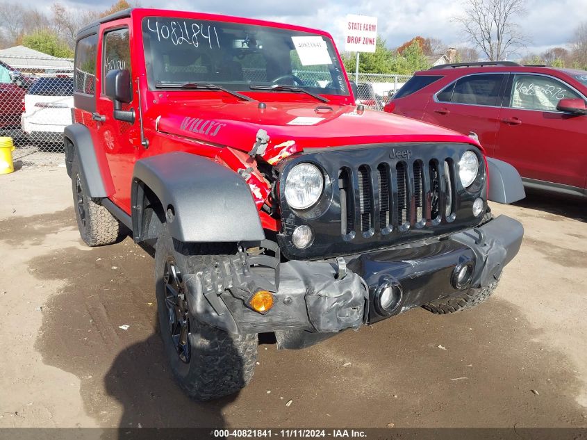 2015 Jeep Wrangler Willys Wheeler VIN: 1C4AJWAG5FL748640 Lot: 40821841