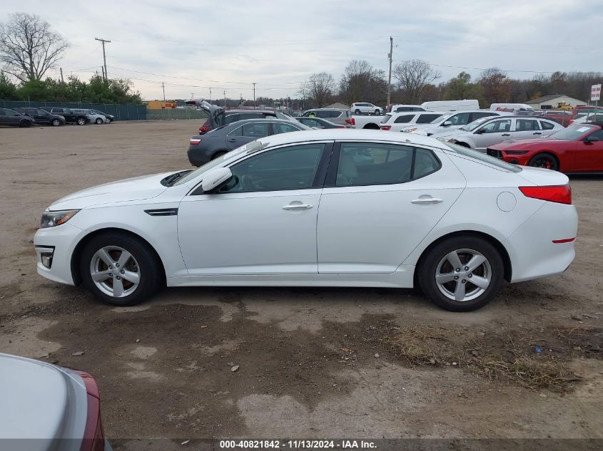 2014 Kia Optima Lx VIN: 5XXGM4A74EG269727 Lot: 40821842