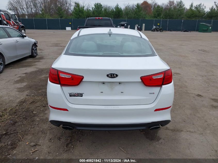 2014 Kia Optima Lx VIN: 5XXGM4A74EG269727 Lot: 40821842