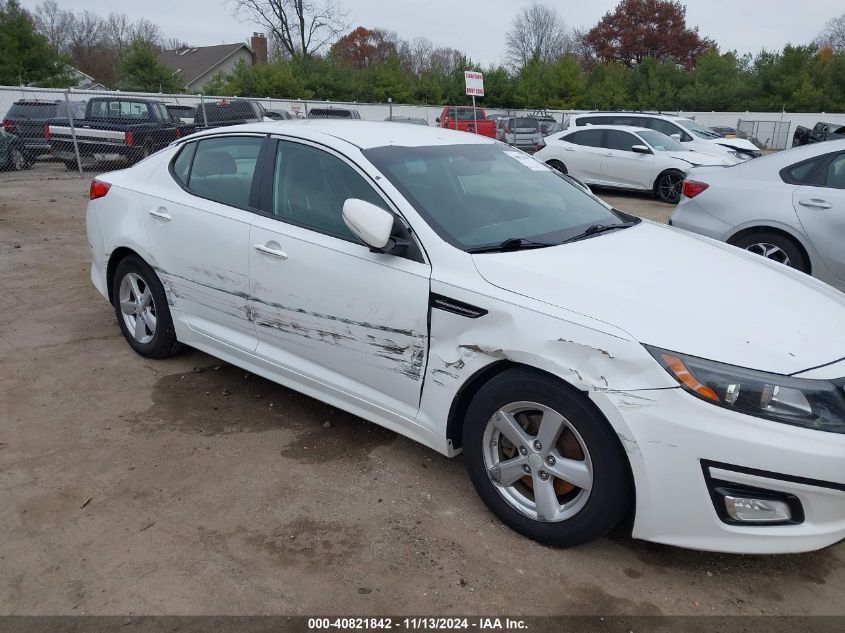 2014 Kia Optima Lx VIN: 5XXGM4A74EG269727 Lot: 40821842