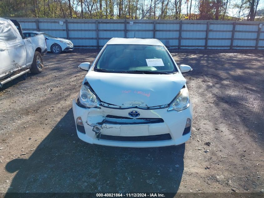 2014 Toyota Prius C One VIN: JTDKDTB34E1570655 Lot: 40821864