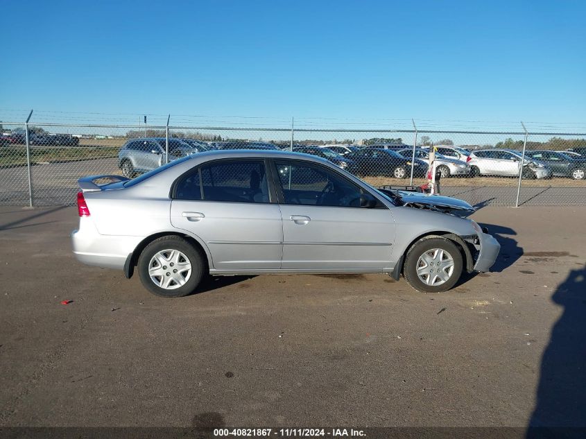 2003 Honda Civic Lx VIN: 2HGES16523H563254 Lot: 40821867