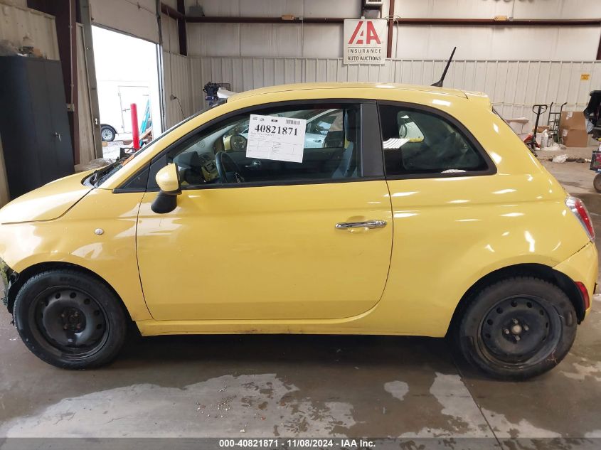 2013 Fiat 500 Pop VIN: 3C3CFFAR9DT740137 Lot: 40821871