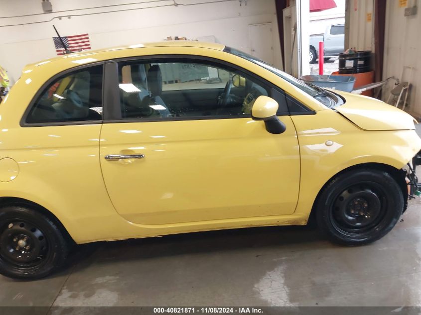 2013 Fiat 500 Pop VIN: 3C3CFFAR9DT740137 Lot: 40821871