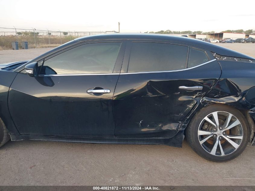 2018 Nissan Maxima Sv VIN: 1N4AA6AP3JC385401 Lot: 40821872