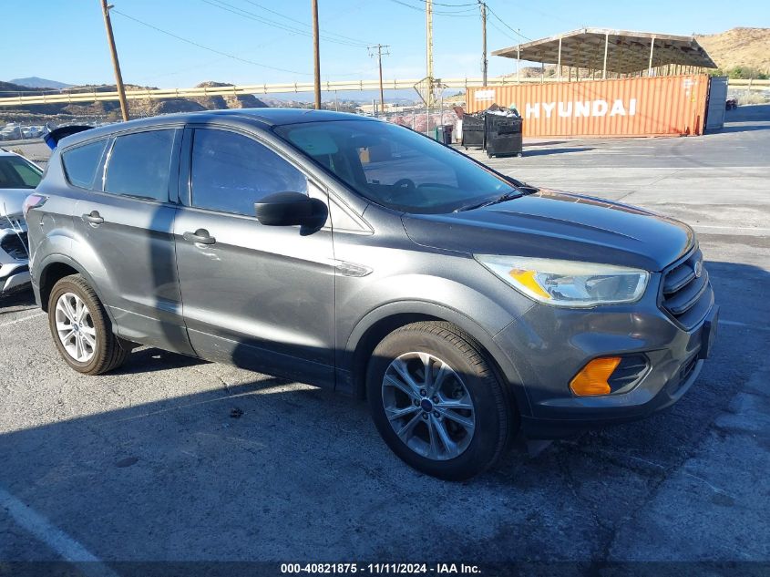 2017 Ford Escape S VIN: 1FMCU0F74HUB02990 Lot: 40821875