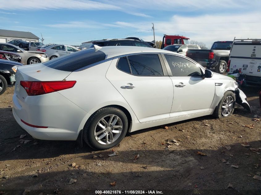 2013 Kia Optima Lx VIN: 5XXGM4A7XDG245334 Lot: 40821876